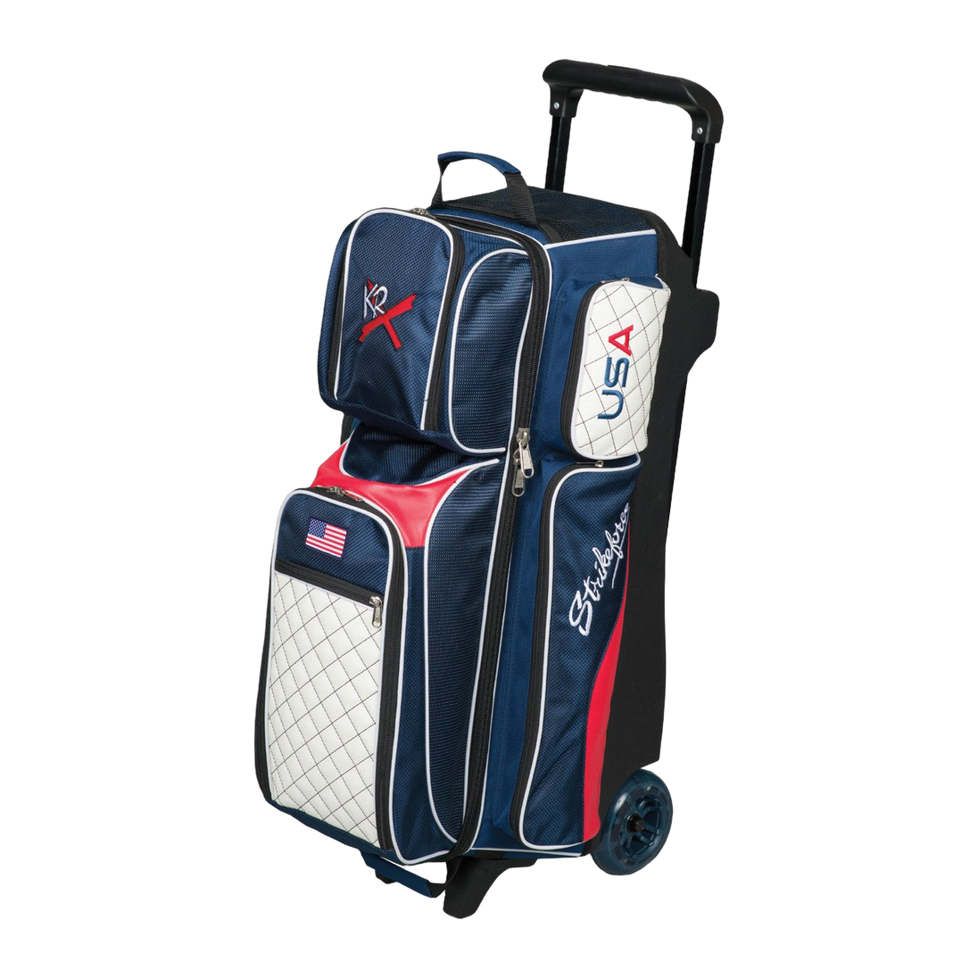 KR Strikeforce Royal Flush Triple Roller Bowling Bags