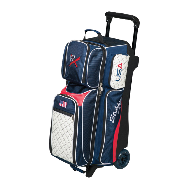 KR Strikeforce Royal Flush Triple Roller Bowling Bags