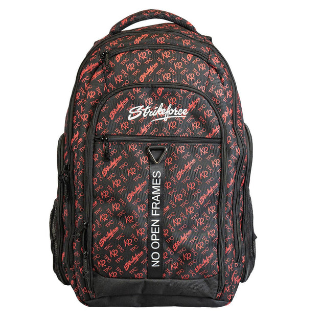 KR Strikeforce TPC Backpack - Black/Red Bowling Bags