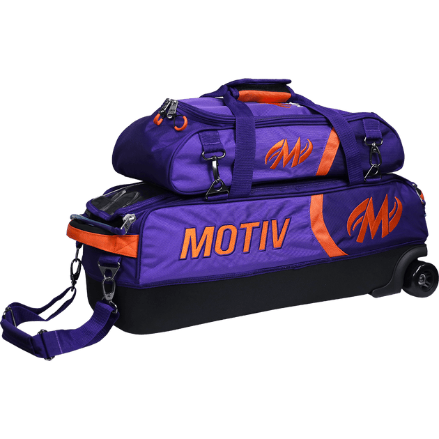Motiv Apex 3-Ball Tote W/Shoe Bag Venom Shock LE Bowling Bags