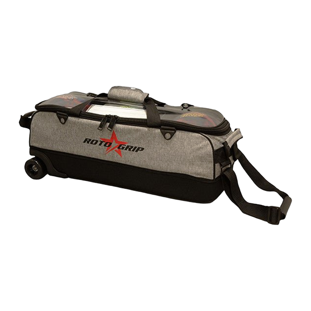 Roto Grip 3-Ball Tour Tote Bowling Bag - Achromatic Bowling Bag