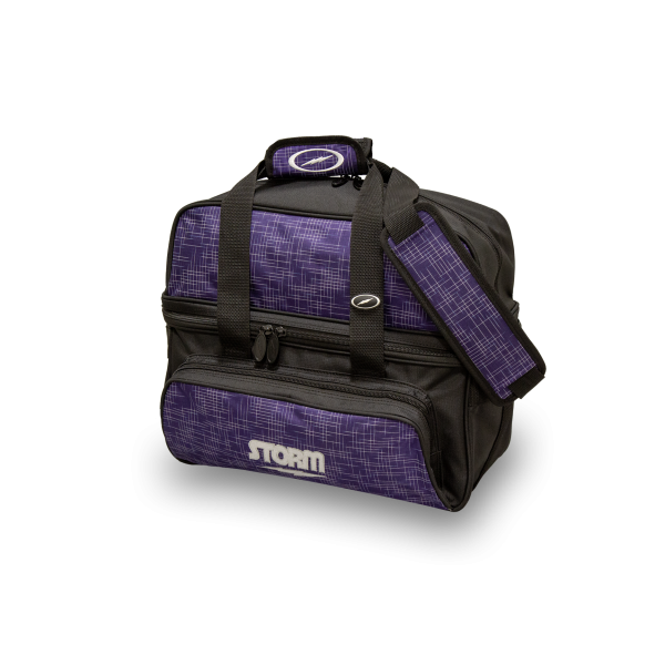 Storm 2-Ball Deluxe Tote - Abstract Purple/Black