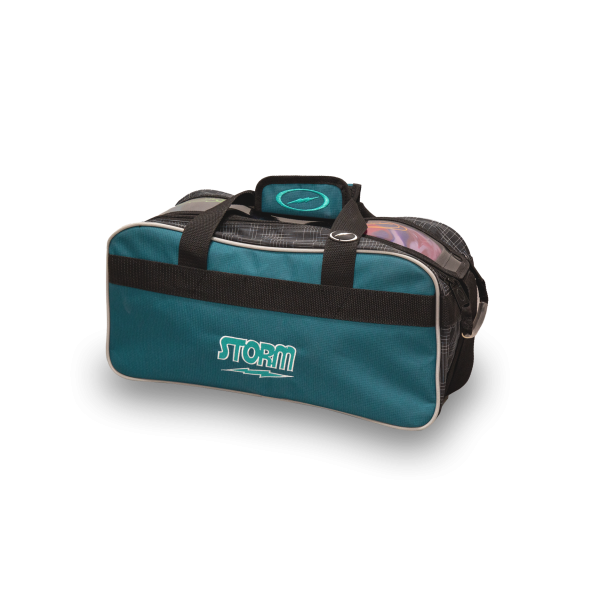 Storm 2-Ball Tote - Steel Blue/Black