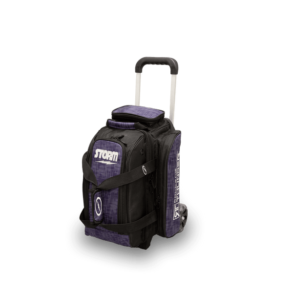 Storm Rolling Thunder 2 Ball Roller Bowling Bag - Abstract Purple/Black Bowling Bag