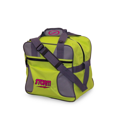 Storm Solo 1-Ball Tote - Lime/Grey