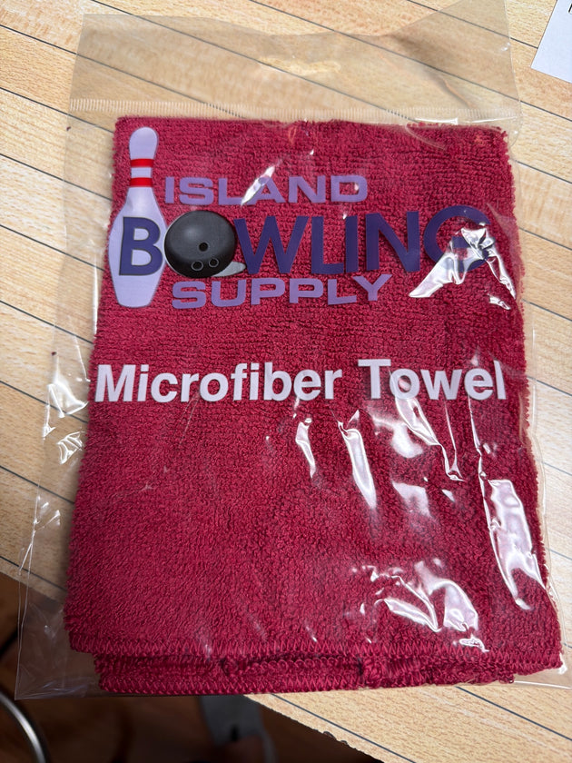 Island Supply Microfiber Towel - Red