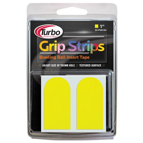 Turbo Neon Yellow Textured Grip Strips 1" Bowling Tape Bowling Accessories