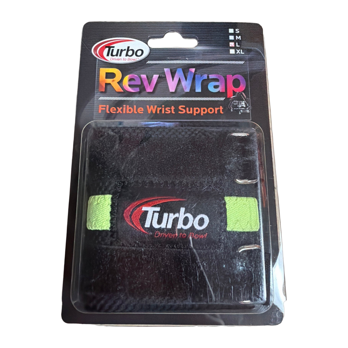 Turbo Rev Wrap Wrist Support - flexible neoprene wrist wrap, Large