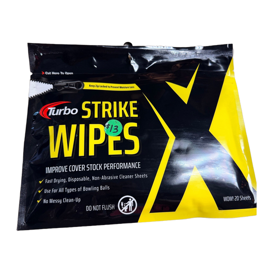Turbo Strike Wipes - 20 sheet resealable pouch