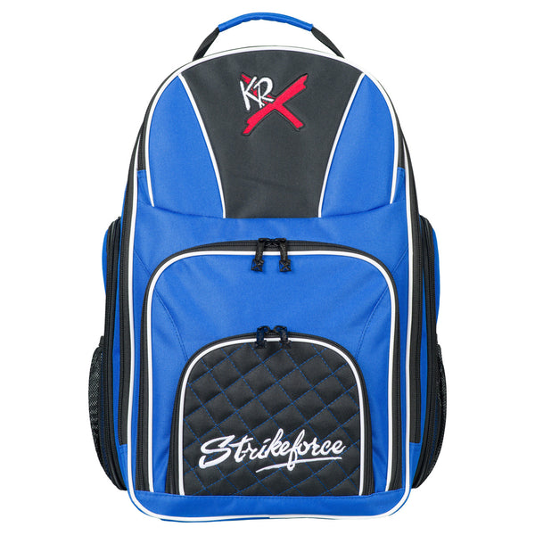 KR Strikeforce Royal Flush Backpack Black/Royal - Black/Royal