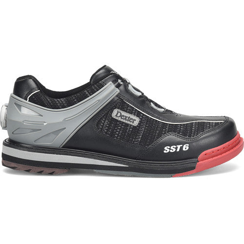 Dexter Mens SST 6 Hybrid BOA Black Knit Bowling Shoes