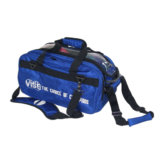 Vise 2 Ball Clear Top Roller Tote - Blue