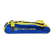 Vise 3-Ball Clear Top Add-On Shoe Bag - Blue/Yellow