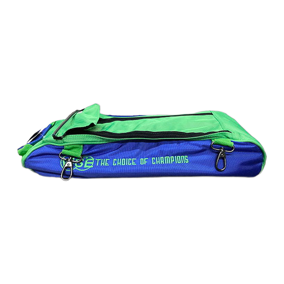 Vise 3-Ball Clear Top Add-On Shoe Bag - Grape/Green