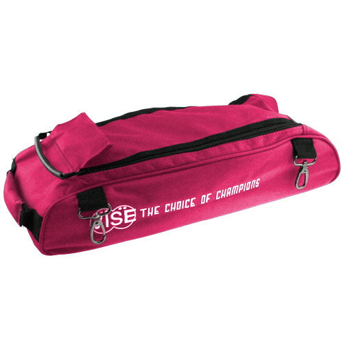 Vise 3-Ball Clear Top Add-On Shoe Bag - Pink