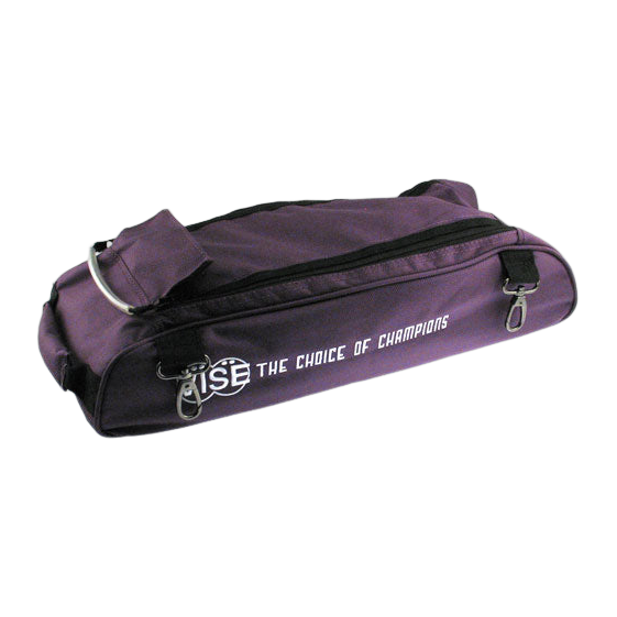 Vise 3-Ball Clear Top Add-On Shoe Bag - Purple