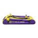Vise 3-Ball Clear Top Add-On Shoe Bag - Purple/Yellow