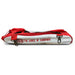 Vise 3-Ball Clear Top Add-On Shoe Bag - White/Red