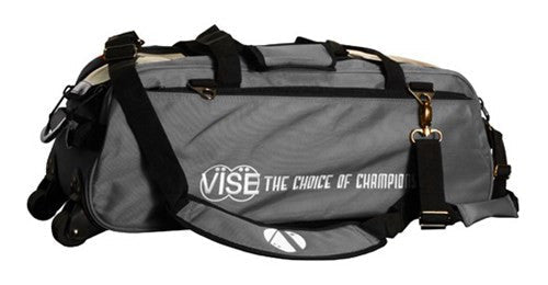Vise 3 Ball Tote Triple Roller Bowling Bag Bowling Bag
