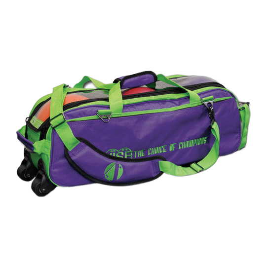 Vise 3-Ball Tote Clear Top - Grape/Green